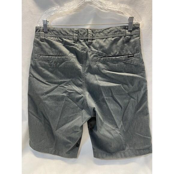 VOLCOM Frickin' Chino A091160 Men's Walking Skateboard Grey Shorts Sz. 33 - Picture 2 of 9